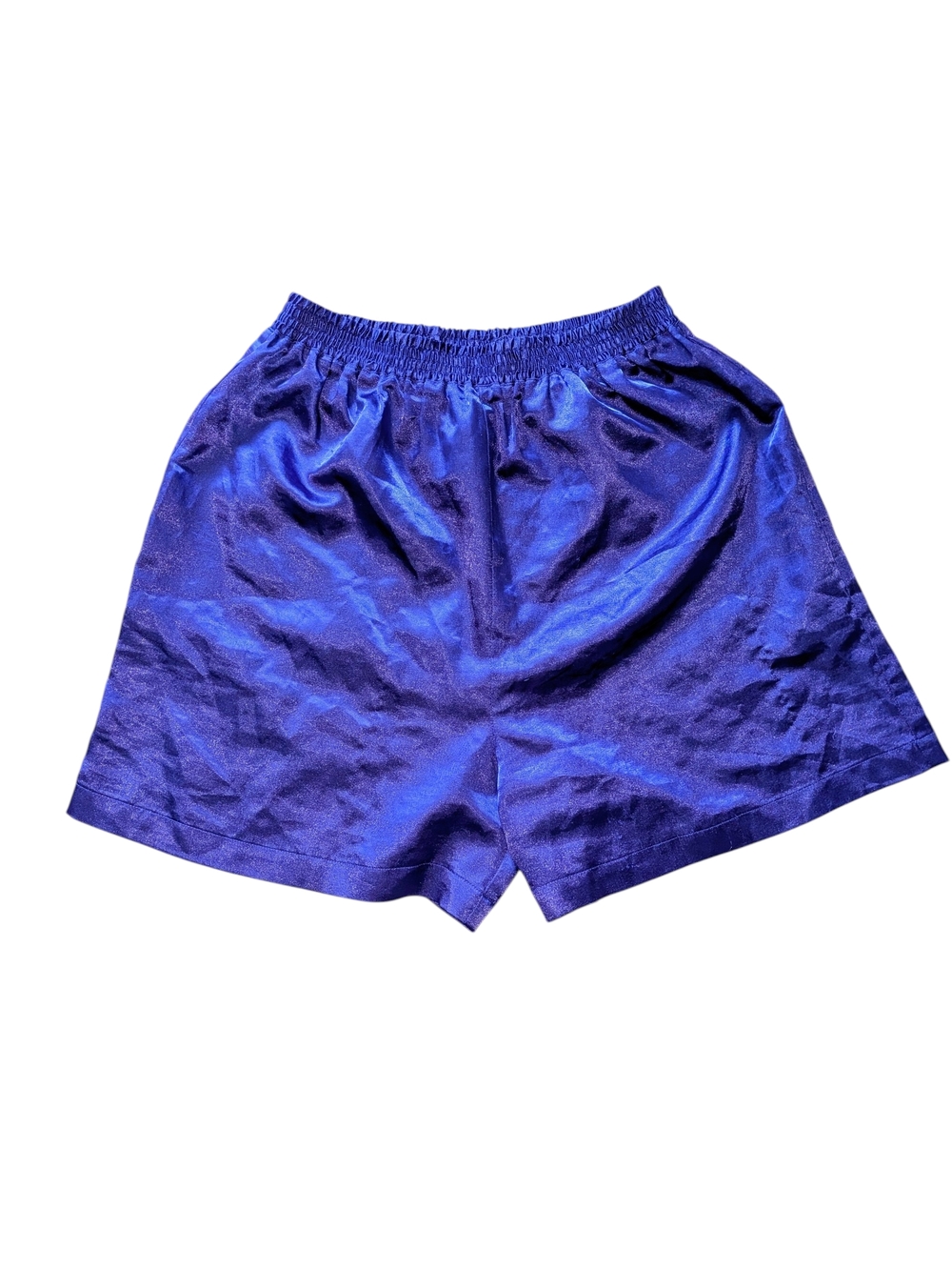 Vintage 90s Y2K Women's Athletic Elastic-Waist Purple Shiny Size L